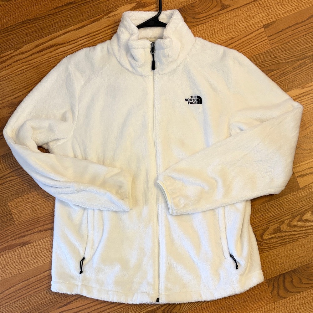 The North Face Women's White Osito Jacket sz XL Like New!